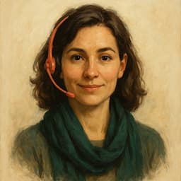 Marianna, the Réponds! voice assistant, illustrated portrait